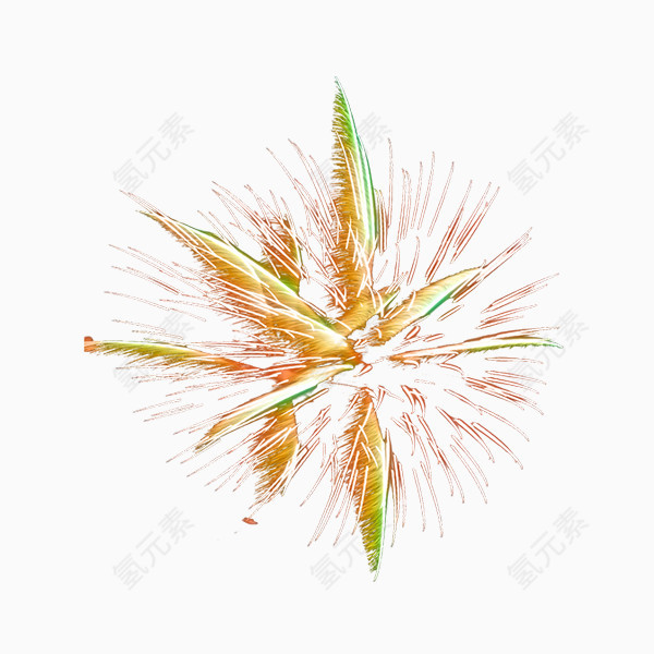精美五彩烟花