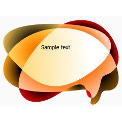  叠加幻彩对话泡泡框