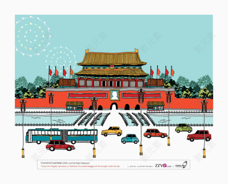 中国天安门