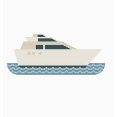 矢量游轮船