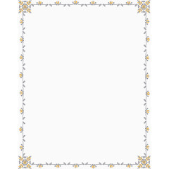 灰色欧式花纹边框