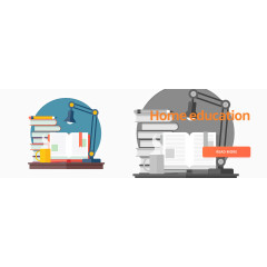 学习教育矢量素材