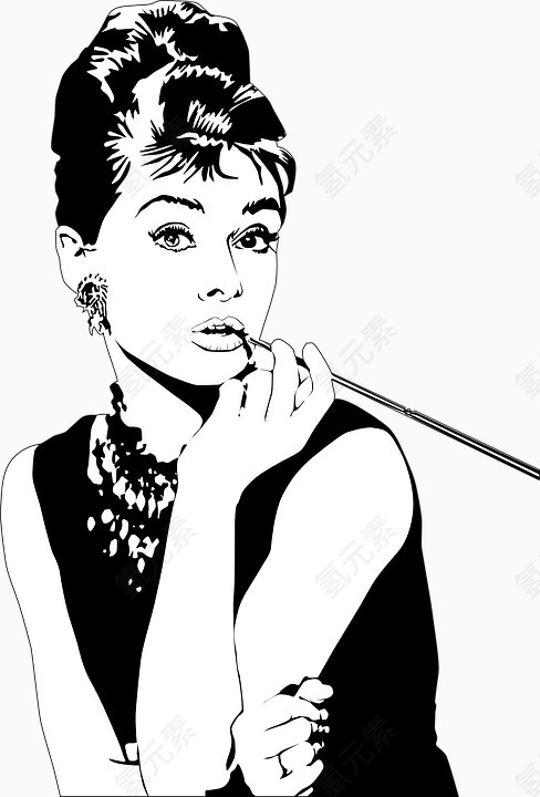 女人 手绘 动画