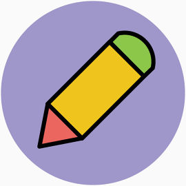 手绘学生图片卡通教育素材