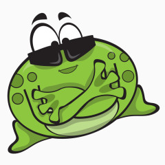 卡通动物青蛙