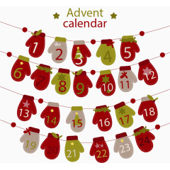 手套圣诞节日历