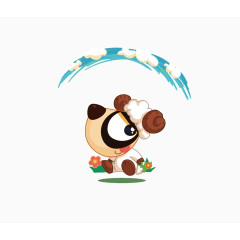 卡通小绵羊元素