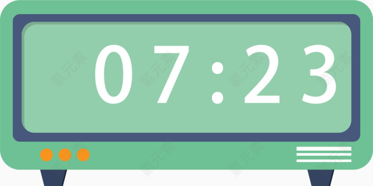 复古时钟设计矢量素材