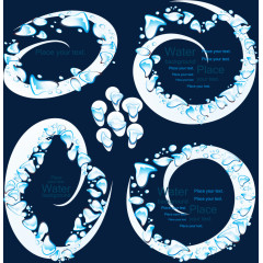 水滴效果边框合集