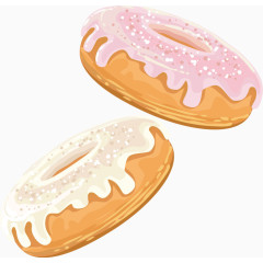 美味的甜甜圈手绘系列