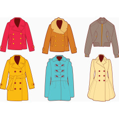 女装大衣款式图