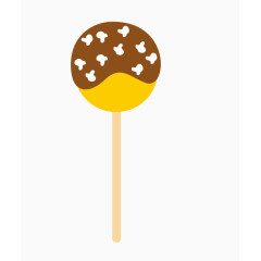 卡通果味棒棒糖素材