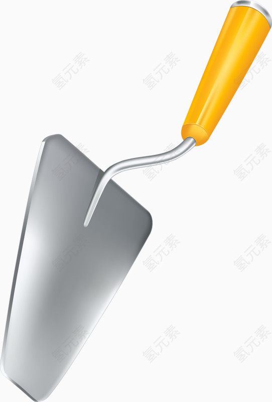 卡通工具水泥铲子