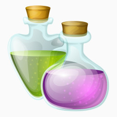 卡通复活节狂欢魔法药水