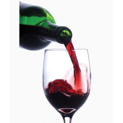 红酒葡萄酒香槟喷洒效果酒瓶