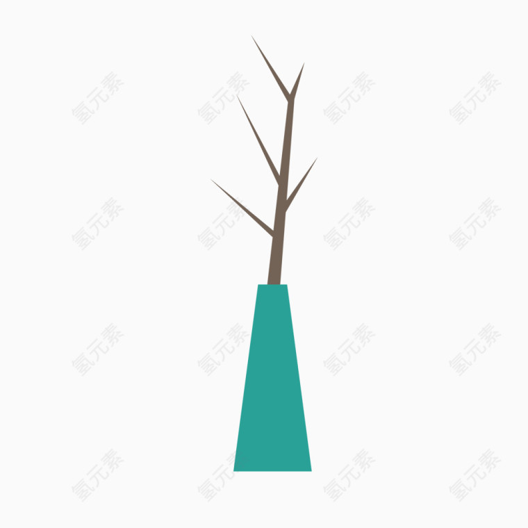 简约植物