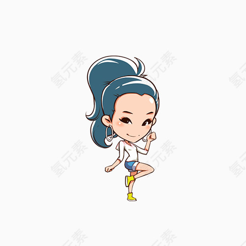 卡通女性人物