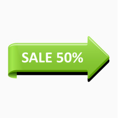 绿色超市简约矢量