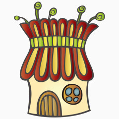 卡通可爱小房子