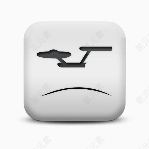 磨砂白广场图标运输旅行明星跋涉SC交通出行图标