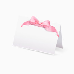 蝴蝶结翻页信纸边框