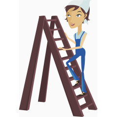 国外卡通扁平化工人