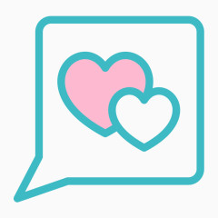 清新婚礼相关图标对话框