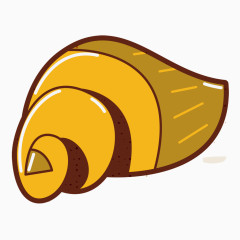 手绘风海螺