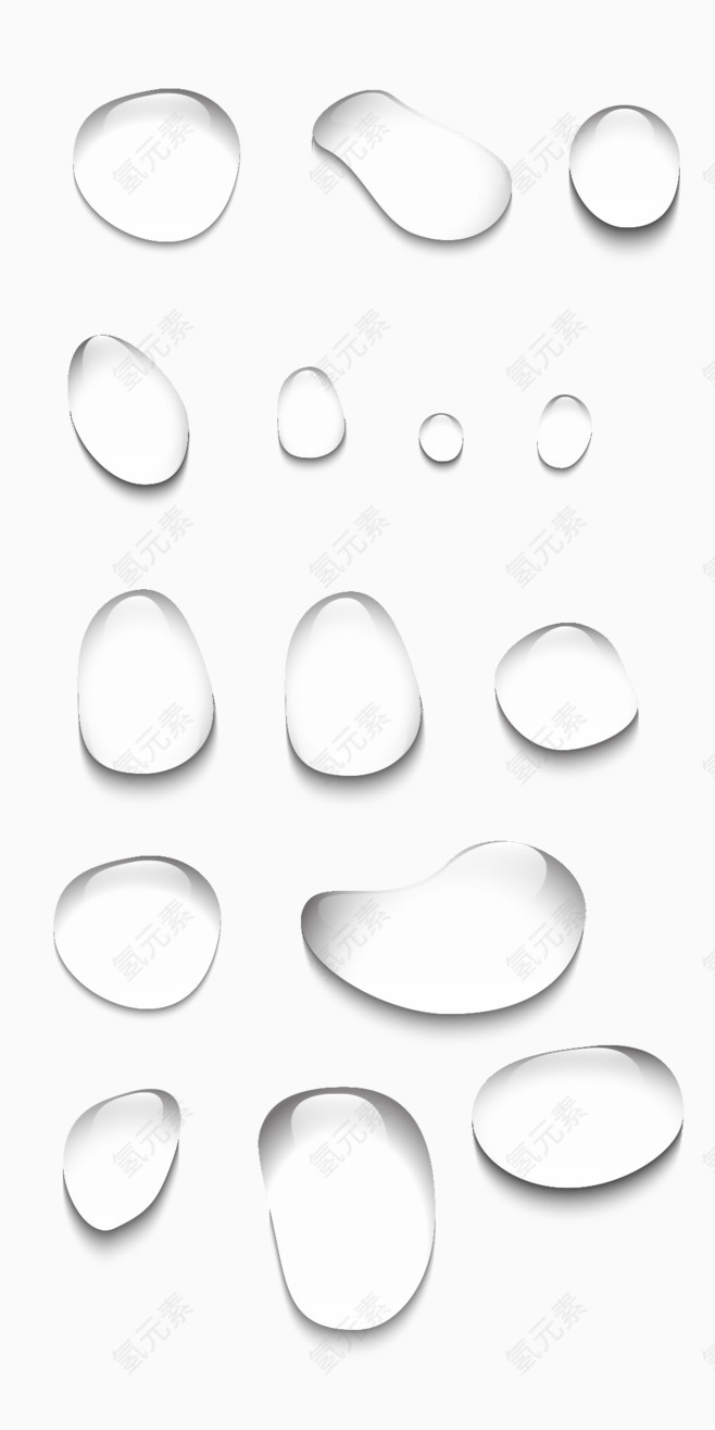 水滴素材