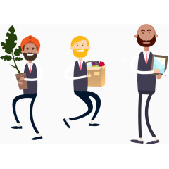 欢呼的职场男人合集2