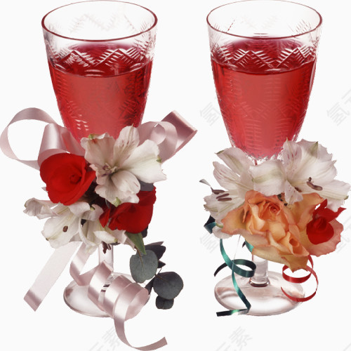 矢量花卉素材手绘装饰