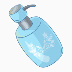 卡通卡通霜瓶子化妆品素材瓶子