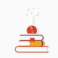 扁平化元素 书本 知识