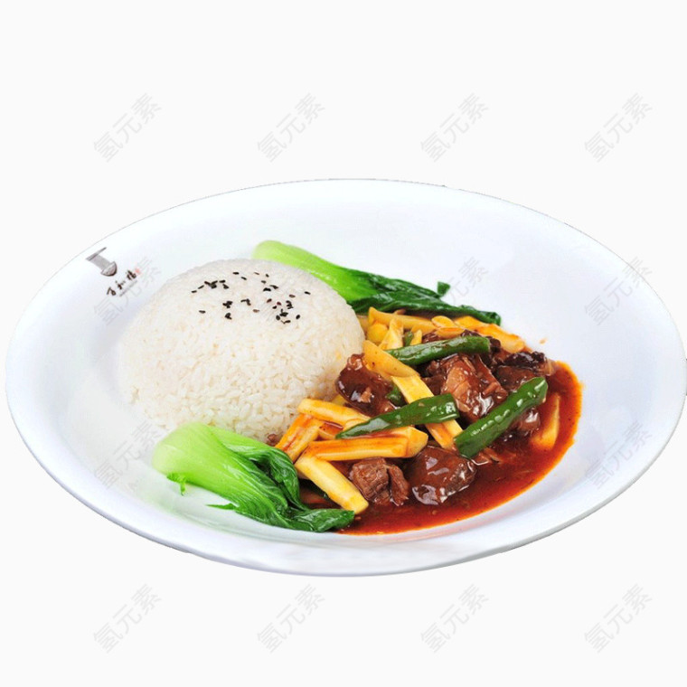 红烧排骨盖码饭