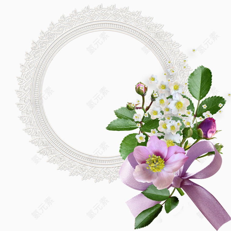 圆形蕾丝花边