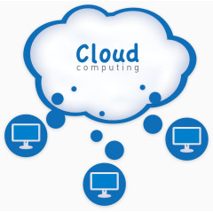矢量云计算插图