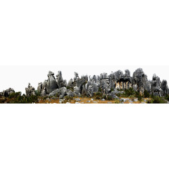 昆明石林风景图