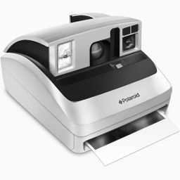 灰色宝丽来相机polaroid-camera-icons