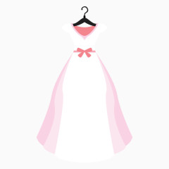 婚纱裙子卡通效果