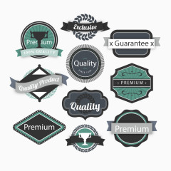 10款复古优质促销标签