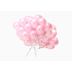 粉红色节日气球
