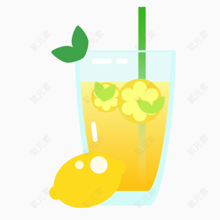冰镇柠檬汁