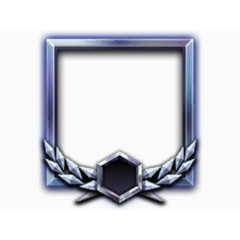 紫色发光特效金属边框相框