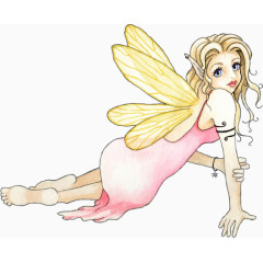 欧美女孩图案手绘女孩