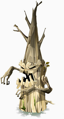 卡通树木素材树木背景素材