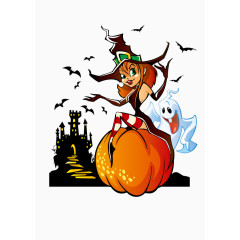 万圣节元素插画矢量素材