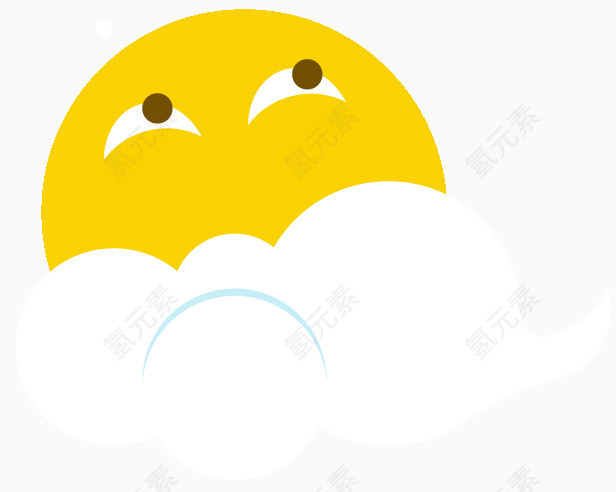 夜空月亮表情
