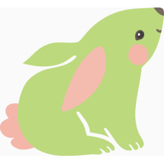 可爱卡通小兔子