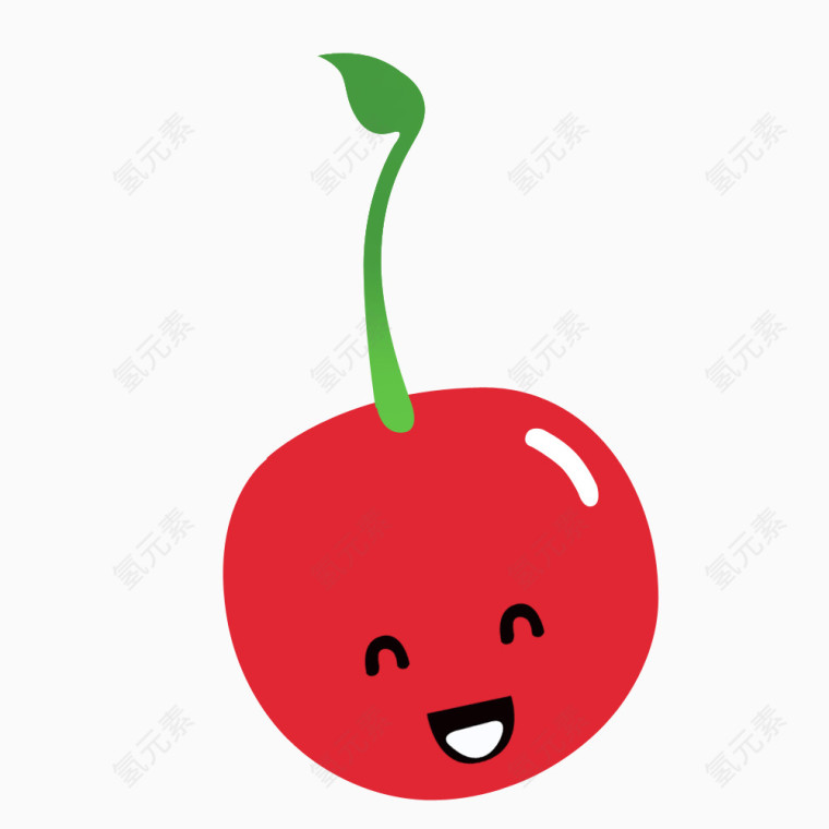 六一儿童节卡通装饰樱桃
