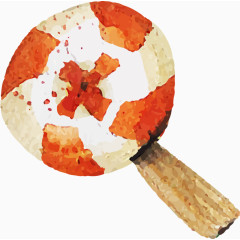 卡通手绘棒棒糖 